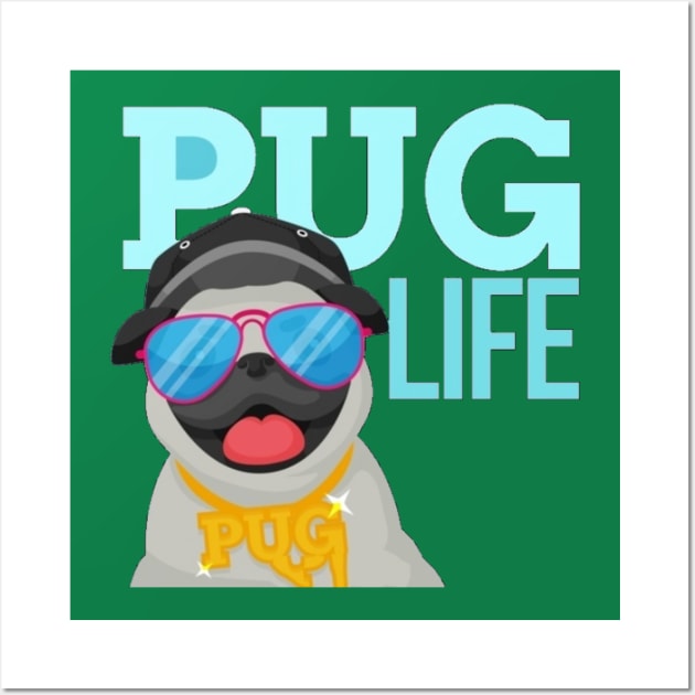 pug life Wall Art by RamsApparel08